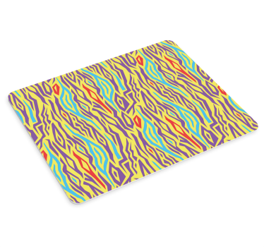 Mouse pad textura olas abstractas coloridas - TenVinilo