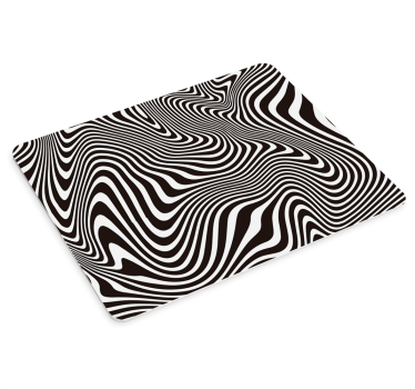 Mouse pad textura rayas distorsionadas - TenVinilo