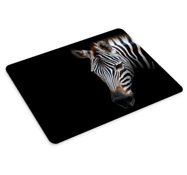 Alfombrilla ratón original cebra blanco y negro - TenVinilo