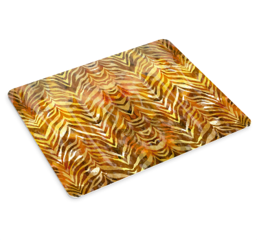 Mouse pad textura rayas de tigre vibrantes - TenVinilo