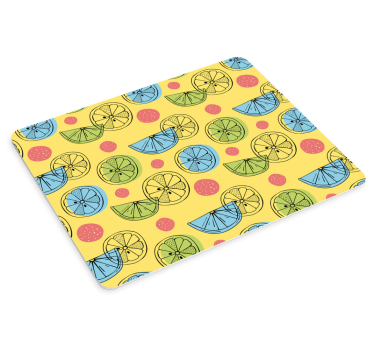 Mouse pad textura rodajas de cítricos - TenVinilo