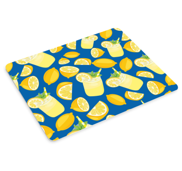 Mouse pad textura patrón de limón divertido - TenVinilo