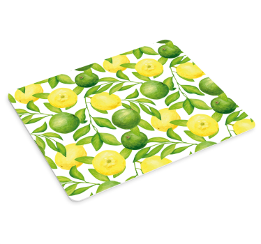 Mouse pad textura arreglo de frutas cítricas - TenVinilo