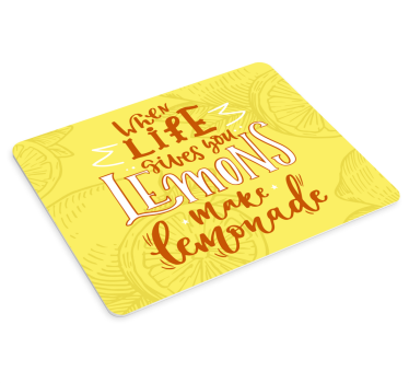 Alfombrilla ratón cuando la vida da limones - TenVinilo