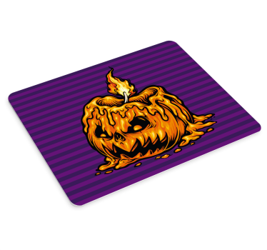 Mouse pad original vela calabaza derretida - TenVinilo