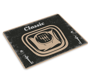 Mouse pad original cambio de marchas clásico - TenVinilo