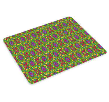 Mouse pad textura motivo floral colorido - TenVinilo