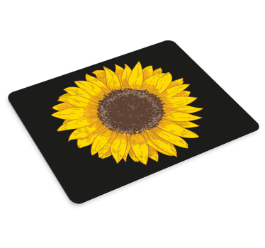 Mouse pad original centro de mesa de girasoles - TenVinilo