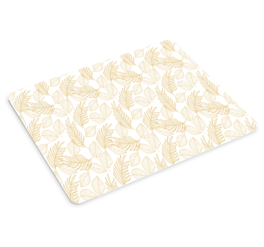 Alfombrillas de raton originales Palmeras hojas beige - TenVinilo