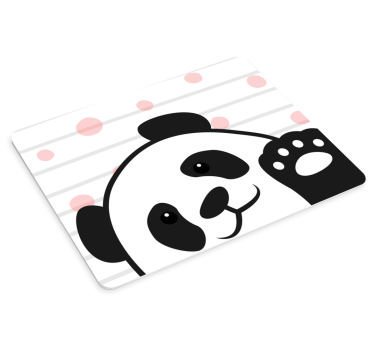 Alfombrillas de raton originales Panda saludando - TenVinilo
