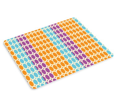 Mouse pad textura arreglo de lunares coloridos - TenVinilo