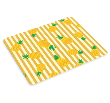 Mouse pad textura piña y rayas - TenVinilo
