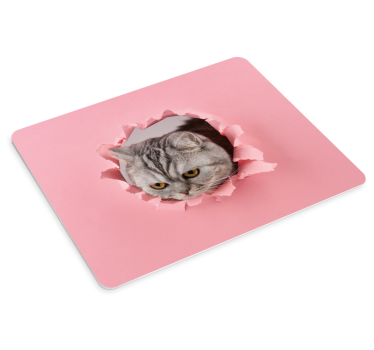 Alfombrillas de raton originales Gato saliendo - TenVinilo