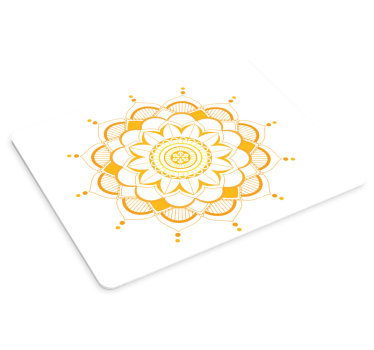 Mouse pad textura motivo de flor de mandala - TenVinilo