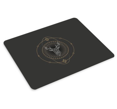 Mouse pad original ilustración de ciervo estilizado - TenVinilo