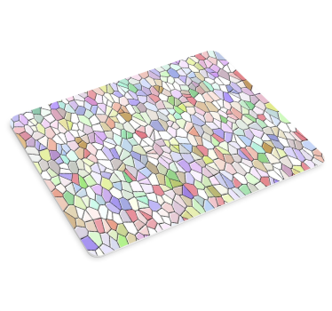 Mouse pad textura formas coloridas en mosaico - TenVinilo