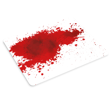 Mouse pad original salpicaduras rojas dinámicas - TenVinilo