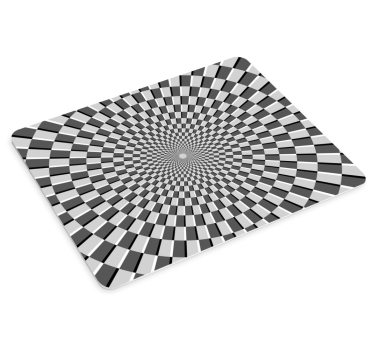 Mouse pad textura diseño de tablero espiral - TenVinilo