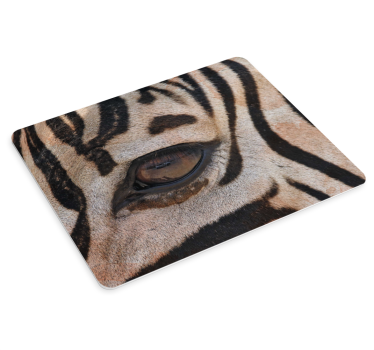 Mouse pad original ojo de tigre primer plano - TenVinilo