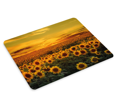 Alfombrillas de raton originales Campo de girasoles - TenVinilo