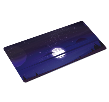 Mouse pad original escena nocturna iluminada por la luna - TenVinilo