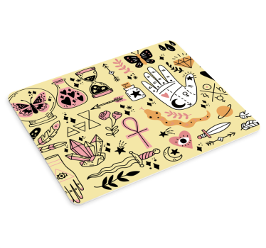 Mouse pad original colección de símbolos místicos - TenVinilo