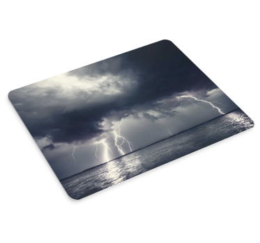 Mouse pad original tormenta sobre el océano - TenVinilo