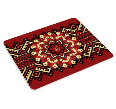 Mouse pad textura patrón mandala intrincado - TenVinilo