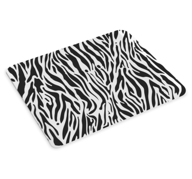 Mouse pad textura rayas de cebra elegantes - TenVinilo