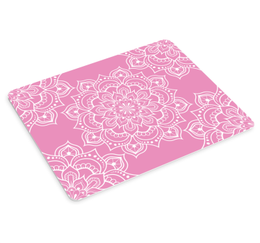 Mouse pad textura patrón mandala floral - TenVinilo