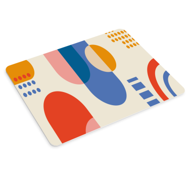 Mouse pad textura mezcla de colores geométricos - TenVinilo