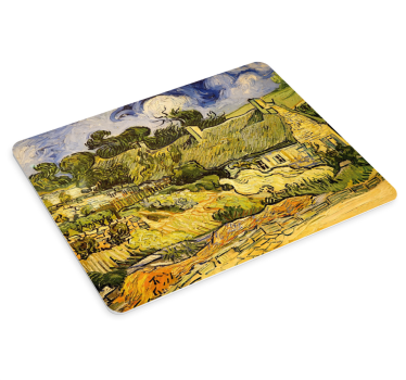 Mouse pad original escena de cabaña en el campo - TenVinilo