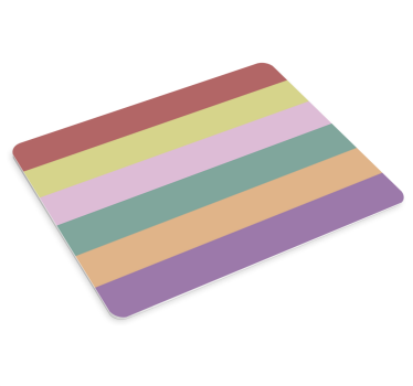 Alfombrillas de ratón originales Arcoiris pastel - TenVinilo