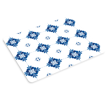 Mouse pad textura patrón floral - TenVinilo