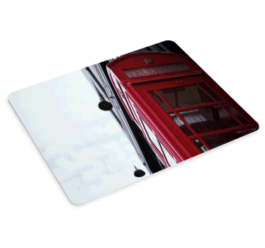 Mouse pad original cabina telefónica histórica - TenVinilo