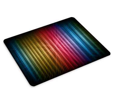 Mouse pad textura olas de color vibrante - TenVinilo