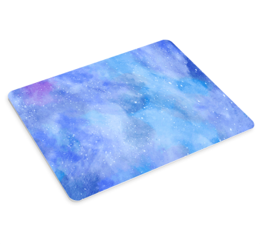 Alfombrilla para ratón patrones Galaxia azul - TenVinilo