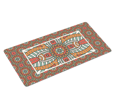 Alfombrillas de ratón originales Fondo floral con mandalas - TenVinilo