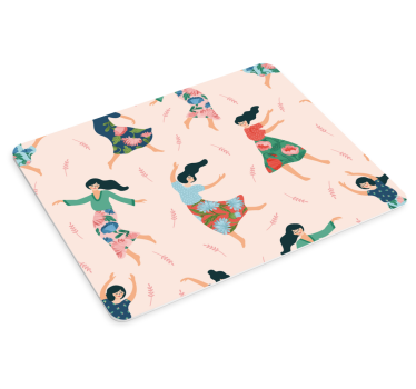 Mouse pad original mujeres bailarinas fantásticas - TenVinilo