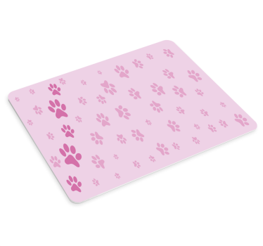 Mouse pad textura huellas de patas - TenVinilo