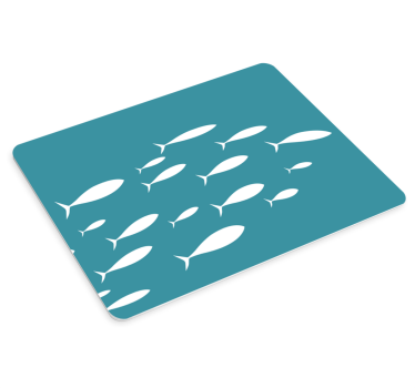 Mouse pad textura patrones de peces nadando - TenVinilo