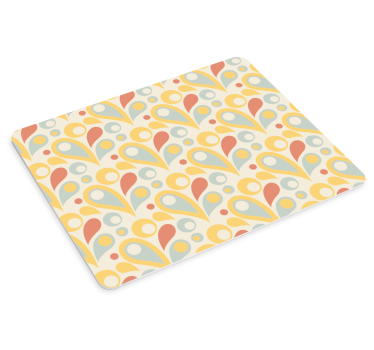 Mouse pad textura formas abstractas coloridas - TenVinilo