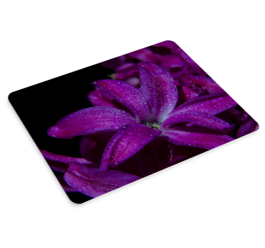 Mouse pad original primer plano floral vibrante - TenVinilo