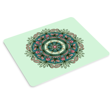 Mouse pad textura mandala floral intrincado - TenVinilo