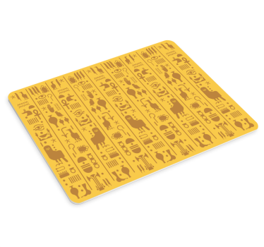 Mouse pad textura motivo animal abstracto - TenVinilo