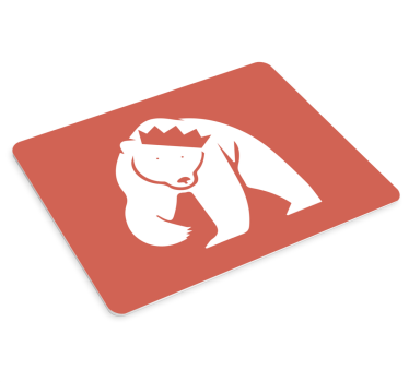 Mouse pad original diseño de oso regal - TenVinilo