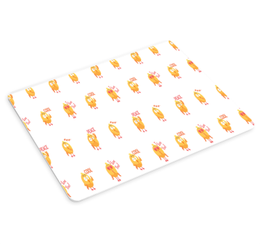Mouse pad original pajaritos de dibujos alegres - TenVinilo