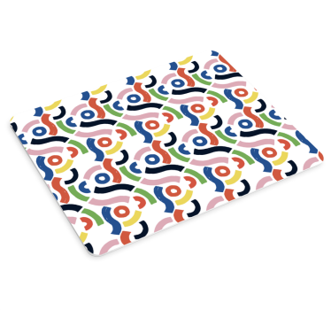 Mouse pad textura remolinos abstractos coloridos - TenVinilo