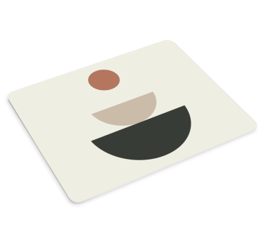 Mouse pad textura formas circulares abstractas - TenVinilo
