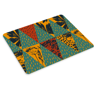 Mouse pad textura arreglos geométricos coloridos - TenVinilo